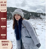 CC fur Liwu Lilianne Spain imported Tuscan fur coat female winter