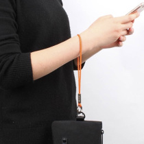 Korean creative simple ring wristband lanyard bag hanging decoration access card clip key mobile phone anti-loss rope