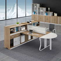 Staff table screen desk chair combination 4 artificial position office furniture office furniture desk two persons position financial table