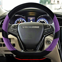 Dongfeng Qichen D60 T60 Qichen t70 T90 special steering wheel cover D type car short plush car handle cover