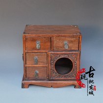 Antique Collection boutique antique wooden crafts presbyteria pear wood carving storage box jewelry box home decoration ornaments