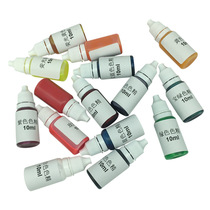 Color essence crystal drops glue diy hand dyeing material drop glue color dye pigment pigment transparent resin glue resin