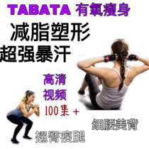 Fat-burning TABATA aerobic exercise at home self-study sweat slimming HIIT interval training video new products on shelves