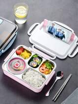 304 stainless steel lunchbox insulation lunch box division class class class five - grade student cafeteria becomes large high school students