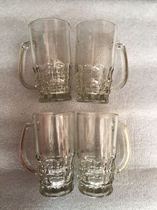 Glass Beer glass Second-hand thrift nostalgic collection film and television props