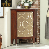 Beloge furniture neoclassical corner cabinet European living room triangle cabinet corner corner bedroom locker side cabinet New Products