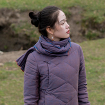 (Heart) mo shang hua kai original three wild linen scarf scarf vintage shawl scarf