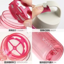 Lock lock lock cup womens large capacity sports creative kettle Plastic portable teacup original accessories HLC801T