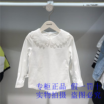 Annil ANEL childrens clothing counter 2021 autumn girls lapel knits XG131784