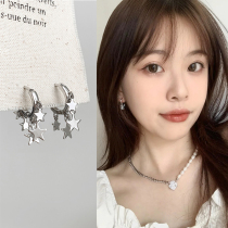 Star earrings female 2021 New Tide summer season Korean temperament Net red pop earrings new fashion earrings