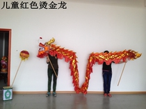 No. 6 red bronzing dragon childrens dragon childrens dragon school celebration competition props luminous dragon light dragon dance dragon and lion dance
