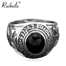 ruibeila925 Silver Cross Harley Retro Thai Silver Ring Boys European and American Personality Rings Index Finger Middle Finger