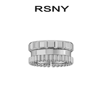 RSNY Lady Ring Ring fashion ins simple tide advanced temperament exaggerated niche design light luxury ring