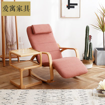 Nordic rocking chair adult balcony lounge lounge chair home getaway chair lunch break folding chair lazy sofa chair