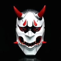  Resin Genji evil ghost Prajna mask Japanese Harajuku Japanese ghost samurai grimace devil Japanese evil ghost mask