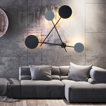 Nordic living room wall lamp modern simple creative personality circular staircase aisle wall lamp bedroom designer wall lamp