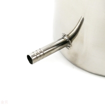 304 household stainless steel enema bucket tube stainless steel enema hospital hanging stainless steel bucket 1000ML