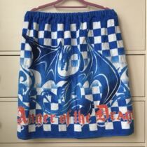 Patchwork Order with foreign trade pure cotton bath towels 60-60 * 120 left and right tying wrap chest bath skirt Euromythical dragon