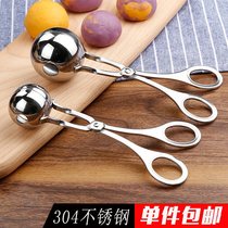 Manual squeezing artifact fried round radish with machine tool sticking fried round radish not fully automatic pressing meat to make balls