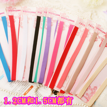 Cute candy color ordinary accessories 1 5 stretch underwear Joker 1 2CM non-slip sexy corset color shoulder strap