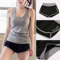 Fitness Room Speed Dry Shorts Splicing Sports Hot Pants Women Professional Running Breathable Elastic Yoga Service Exercise Pants Spring Summer