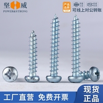 Hardened Blue Zinc Crosshead Self-Tapping Screws Pan Head Self-Tapping Screws Wood Tooth Self-Tapping Screws M4M5M6