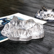 Ashtray creative iceberg personality trend crystal glass large European home living room office KTV ashtray