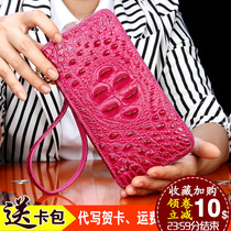 Avocado Leather Wallet Woman Real Leather Long Style Hand Grab Bag New Fashion Leather Bag Multi-Position Zip Hand Bag Wallet money clip