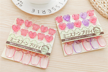 Love Crown disposable powder amethyst spoon ice cream dessert plastic spoon 10