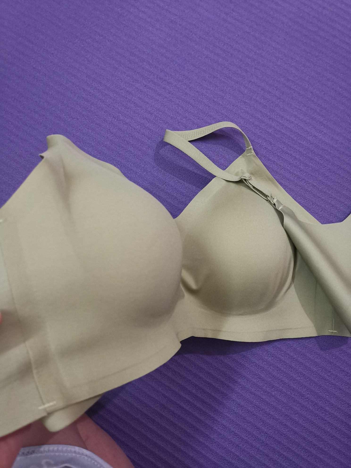 内衣女小胸聚拢无痕无钢圈少女文胸舒适防滑bra胸罩薄款夏季 - 买家秀