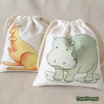 totu grassland partner cartoon bundle pocket storage bag travel clothing storage baby toy clothing cotton bag