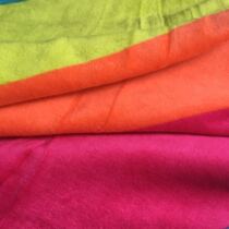 Patchsheet Foreign Trade Pure Cotton Bath Towels One for 90 * 145 Dika * Lennon Seven Rainbow Striped Bath Towels Beach Towels