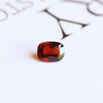 1 74 carat natural deep red spinel bare stone cushion shaped ring surface crystal permeable clean fire shiny women