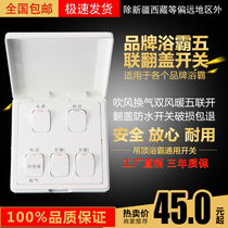 OPU special bath switch QDP 1020A bath switch 5Link 86 type 16A power lighting hair dryer