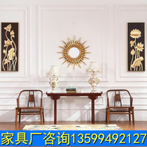 New Chinese Teahouse small table porch table Zhongtang decoration tribute table incense head several cases Model Room porch gate