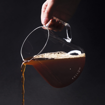 FELLOW coffee sharing pot Mighty high temperature heat-resistant drip hand-brewed coffee glass sharing pot home