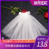 Korean-style travel photo Moren Series Multi-layer childrens head yarn White New Net red photo props simple headdress Super fairy series