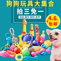  Dog toys Bite-resistant molars puppies puppies Teddy bears golden retrievers Bomei pet supplies boredom relief training