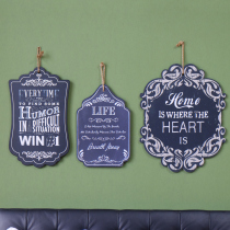 American Style Countryside Retro Bar Coffee Shop English Letter Blackboard Decoration Wall-mounted Wall Wall Decoration