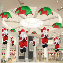 Christmas decorations hanging parachute Old Man scene arrangement doll hanging jewelry climbing rope old man ceiling decoration