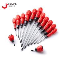 Jike tool cross soft handle screwdriver screwdriver batch cross with magnetic household screwdriver ST