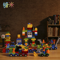 Toy building blocks assemble large particles Car multi-functional puzzle Libao boy girl child LEGO gift