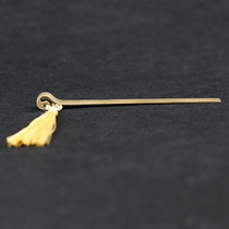 Tai Chi bookmarks Four Treasures calligraphy supplies Copper craft bookmarks student supplies