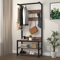 Entrance shelf floor-to-ceiling entrance door creative storage entrance simple modern hook key bag multi-function
