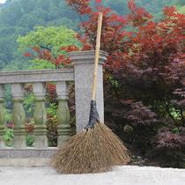 Outdoor broom sweeping garbage Farming resort building community Property cleaning bamboo supplies Outdoor road