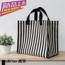 Bath clothes tote bag cloth water-proof eco-friendly bag Canvas large capacity shopping bag Folding portable anti -