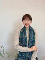 Indian Kashmir Collection Scarf Shawl (hand twist) 100 years Company pashmina silk thread old embroidery