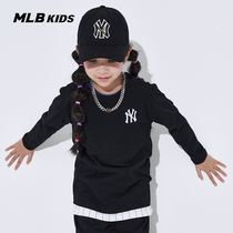 MLB Children official boys and girls print T-shirt Foreign Air loose sports cotton long sleeve thin base shirt tide
