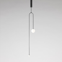 Nordic Simple Bedroom Lamp Designer About Postmodern Creative Personal Living Room Geometry Clothing Store Chandelier