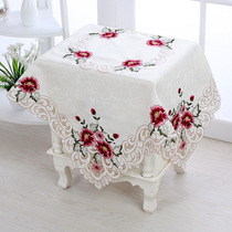 Eurostyle Lace Fields Garden Cover Towels Bed Head Cabinet Geb Double Door Refrigerator Dust Cover Washing Machine Cloth Art Heating Hood